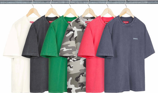 SUPREME 25FW WASHED S/S TOP