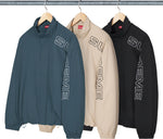 SUPREME 23FW SPELLOUT EMBROIDERED TRACK JACKET