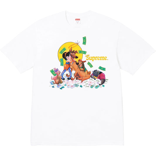 SUPREME 25FW ALL DOGS GO TO THE HEAVEN TEE