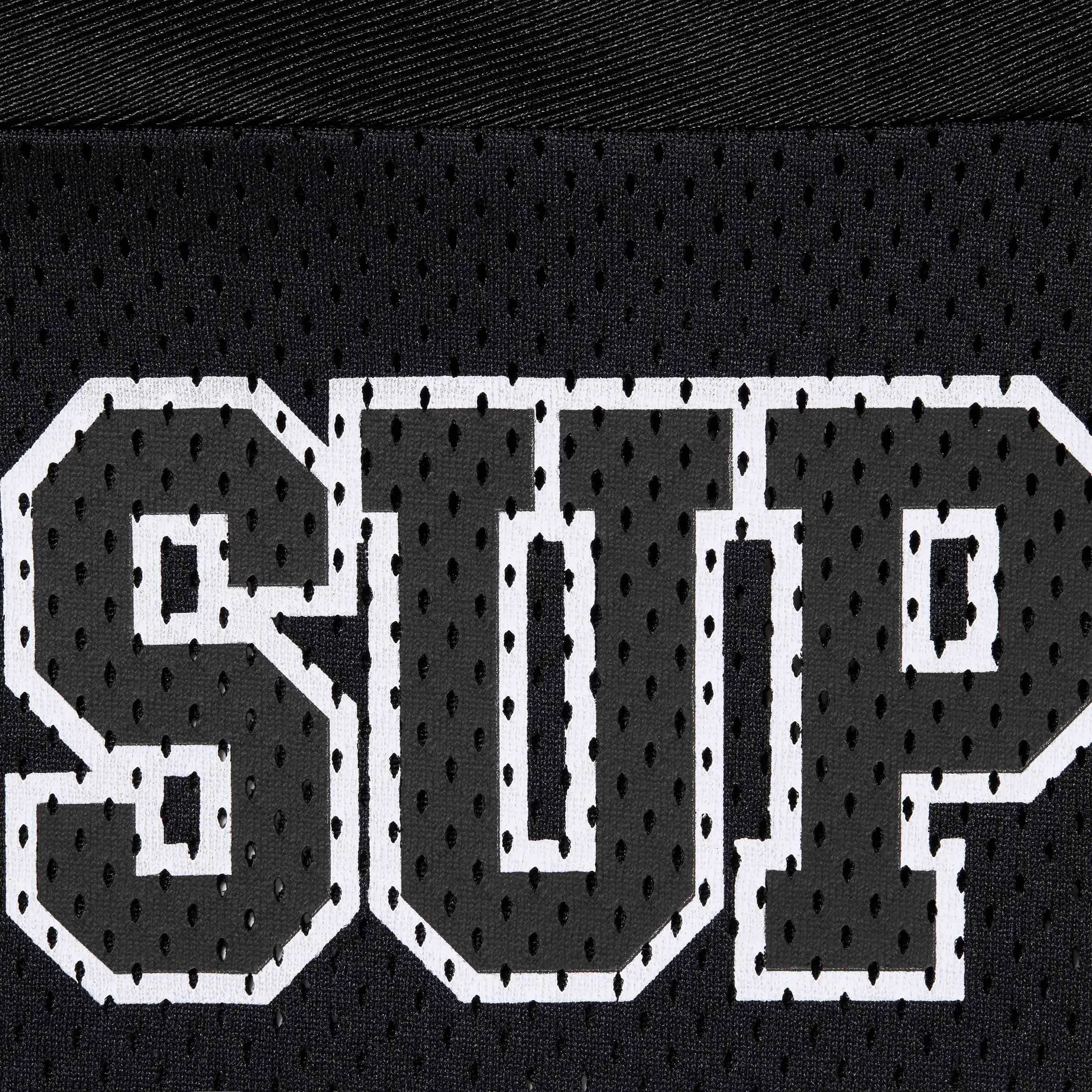 Supreme Bones Football Jersey 黒 M Supreme】Bones Football Jersey Black - 25FW (メッシュTee