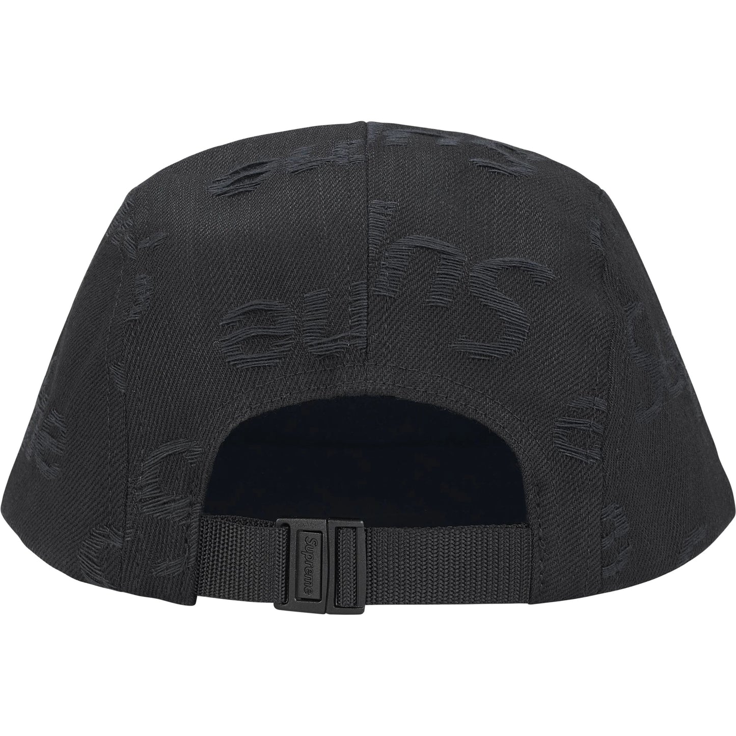 SUPREME 25FW JACQUARD LOGOS DENIM CAMP CAP