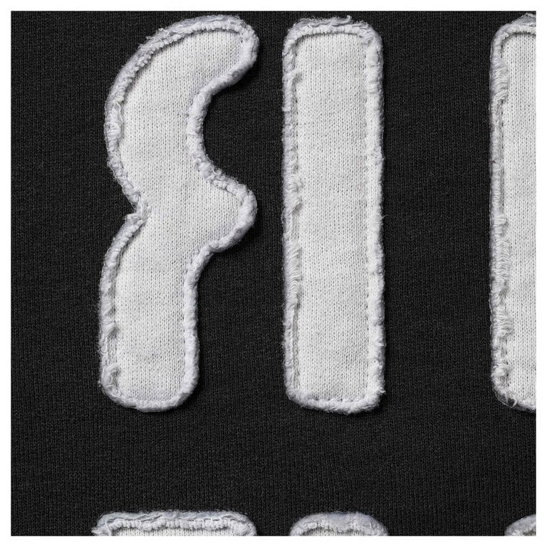 SUPREME 26FW WEEK 7 MIRRORED APPLIQUE HOODED SWEATSHIRT