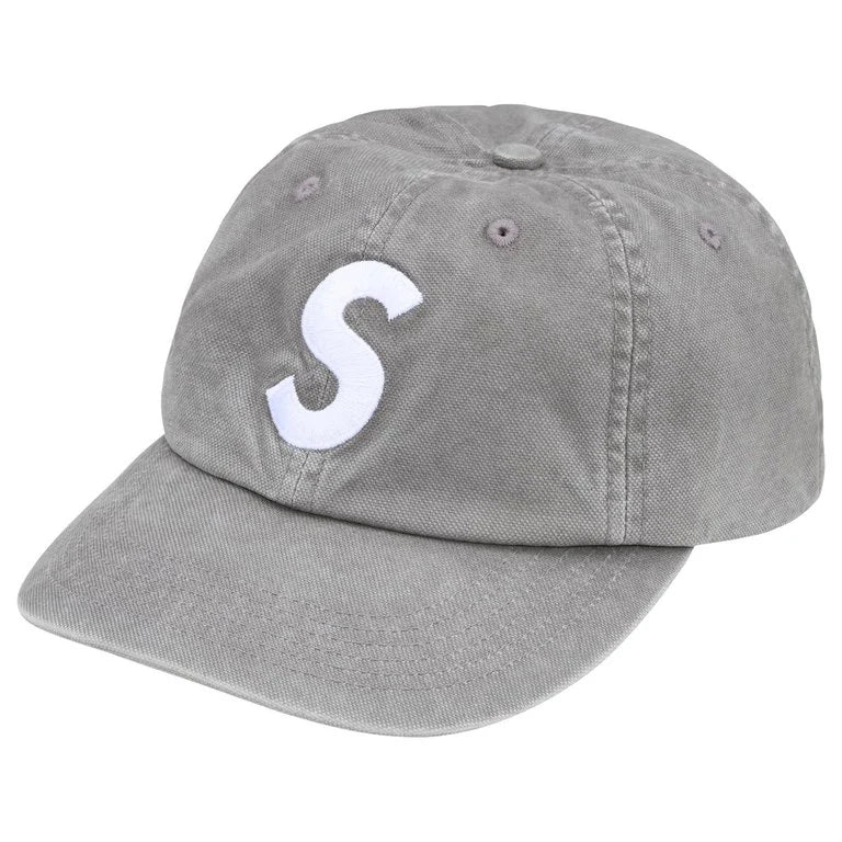SUPREME WEEK 3 WASHED CANVAS S LOGO 6-PANEL