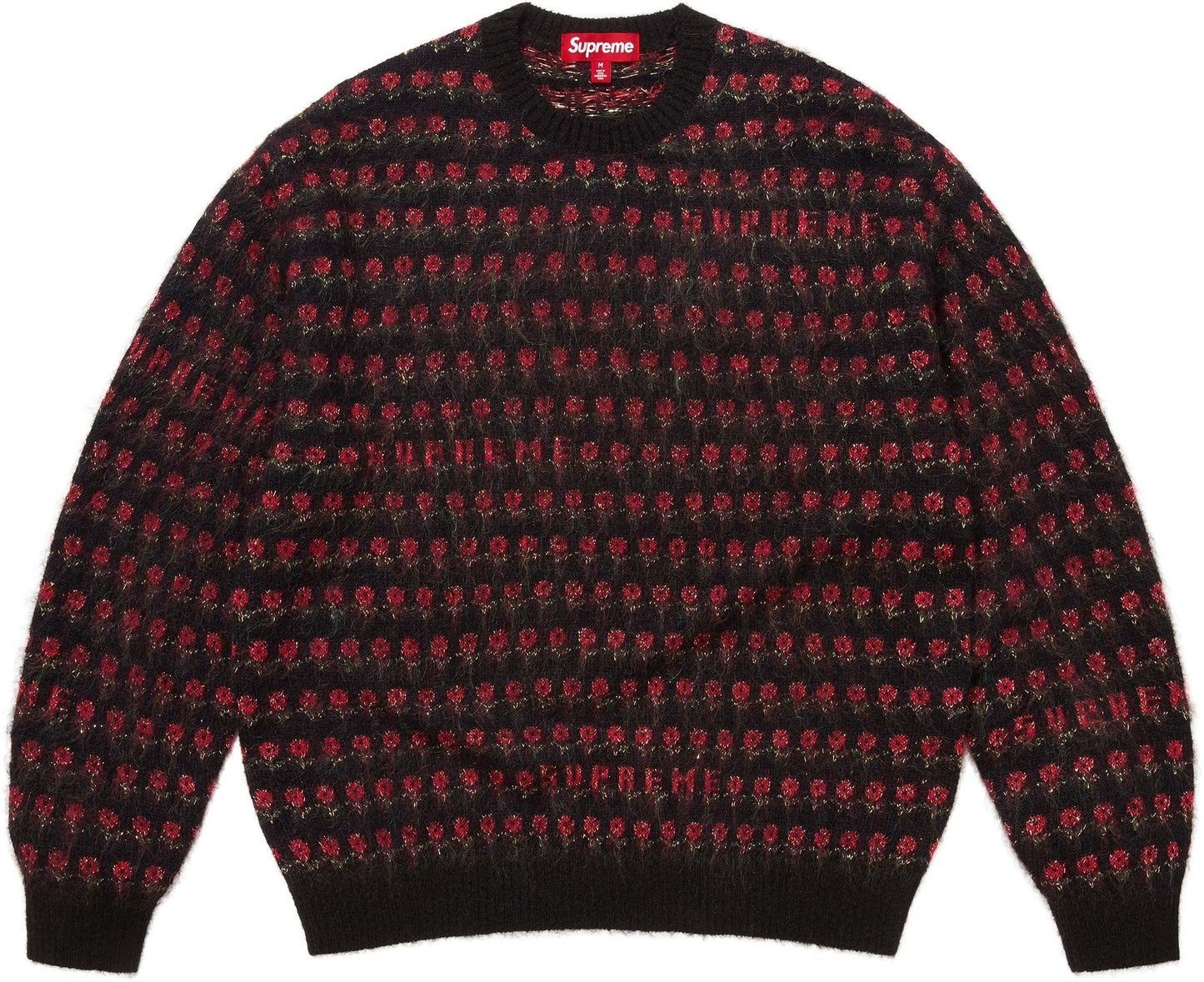 [PREORDER] SUPREME 25FW FLOWER METALLIC SWEATER