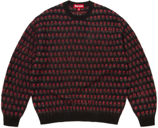 [PREORDER] SUPREME 25FW FLOWER METALLIC SWEATER