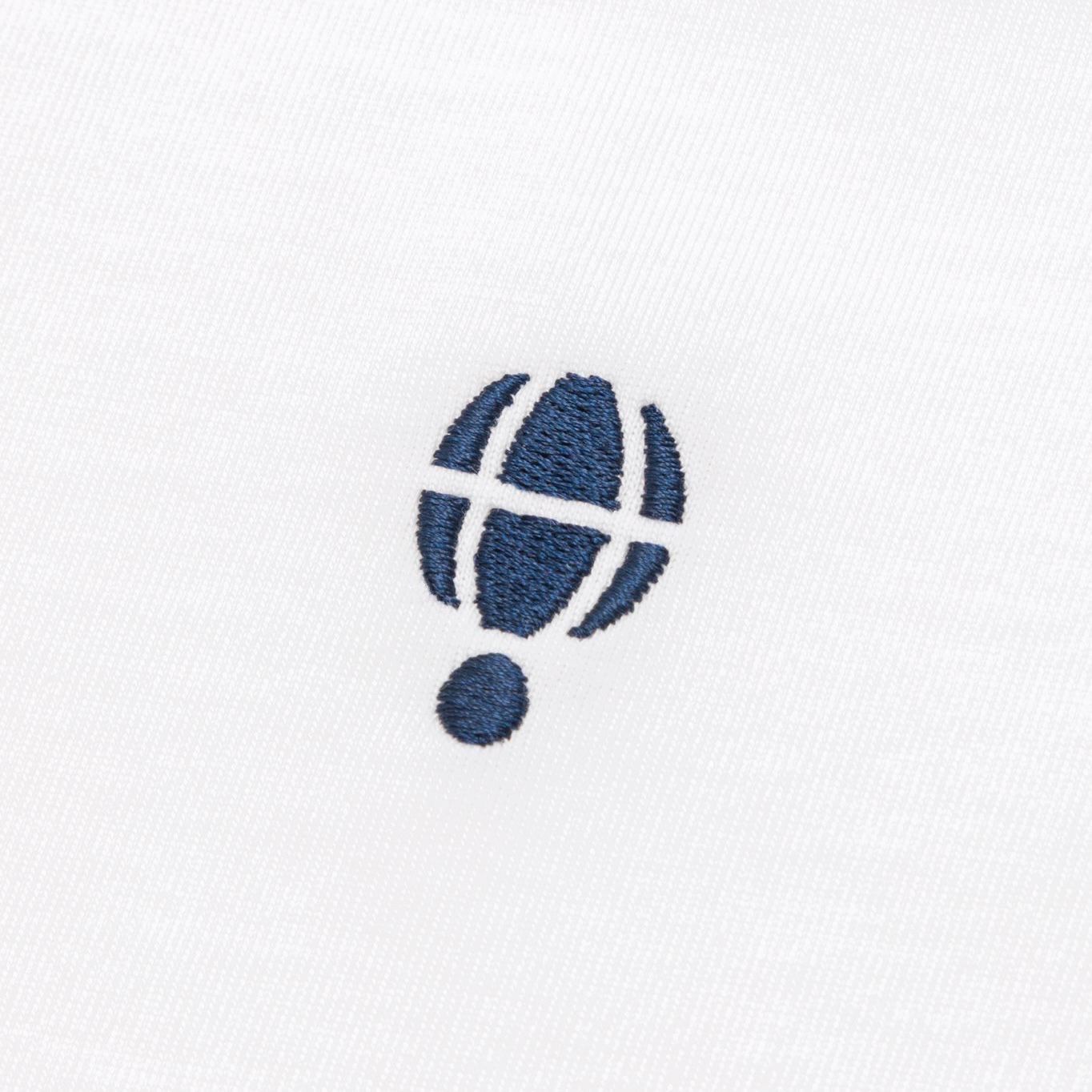 HOOGAH 23FW EMBROIDERY BALLON S/S TEE "WHITE"