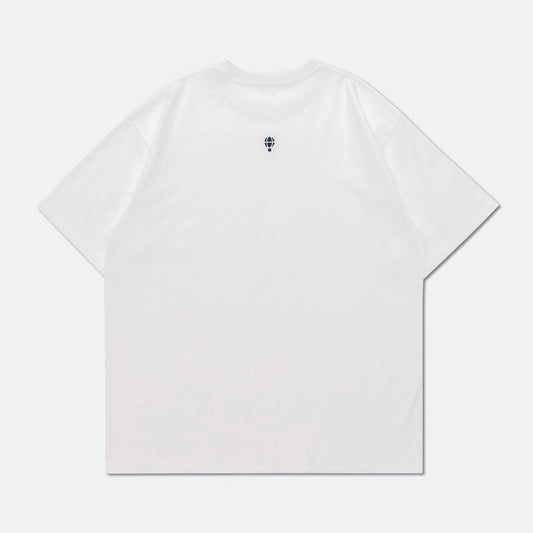 HOOGAH 23FW EMBROIDERY BALLON S/S TEE "WHITE"
