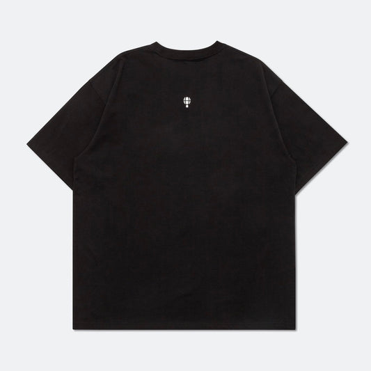 HOOGAH 23FW EMBROIDERY BALLON S/S TEE "BLACK"