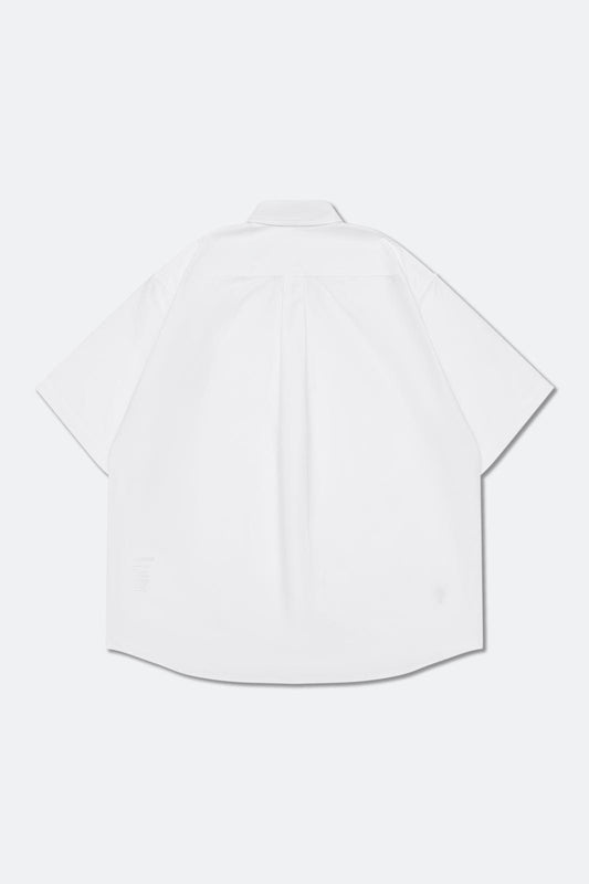 HOOGAH BALLON OVERSIZE S/S SHIRT-WHITE
