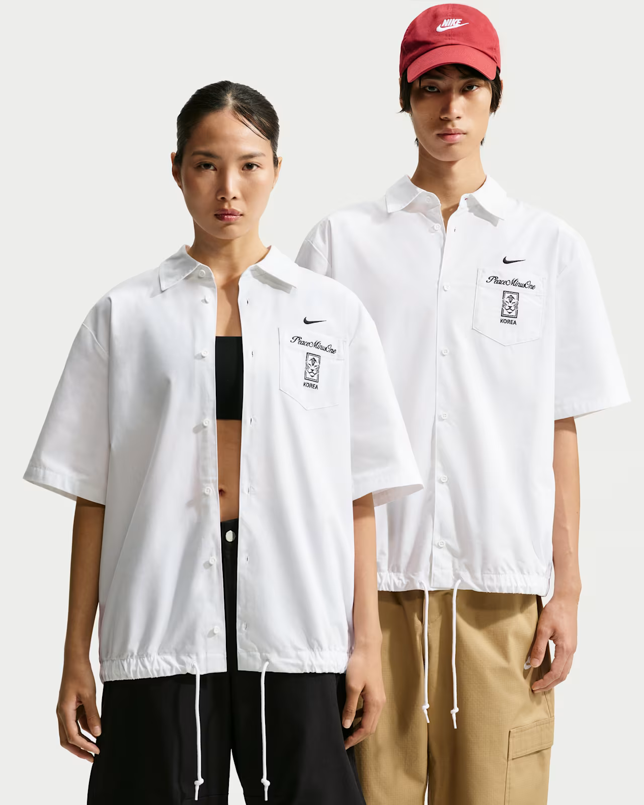 NIKE X PEACEMINUSONE SOUTH KOREA MEN'S SHORT-SLEEVE TOP(IM3219-100)