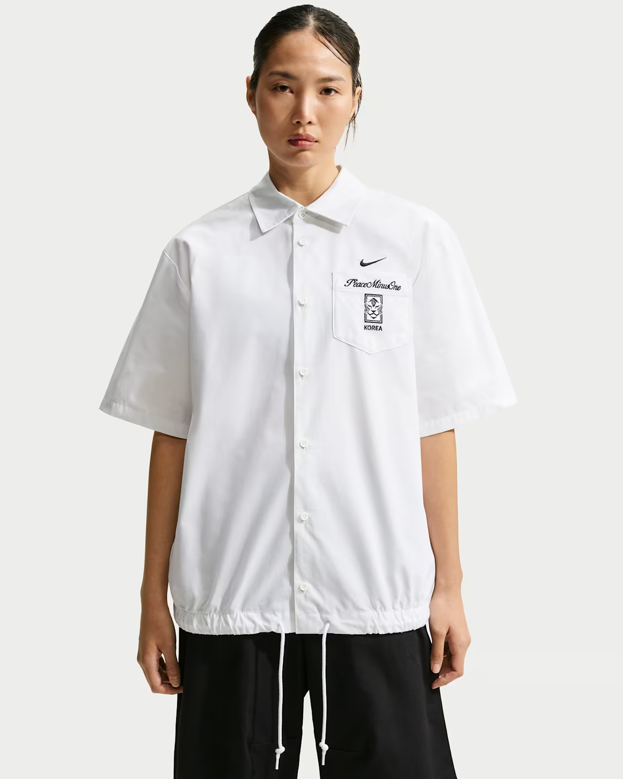 NIKE X PEACEMINUSONE SOUTH KOREA MEN'S SHORT-SLEEVE TOP(IM3219-100)