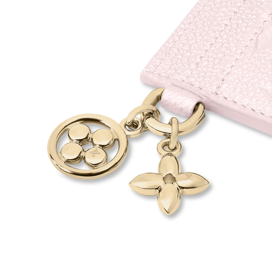 LOUIS VUITTON LV CHARMS CARD HOLDER SNOWY PEARL M26214