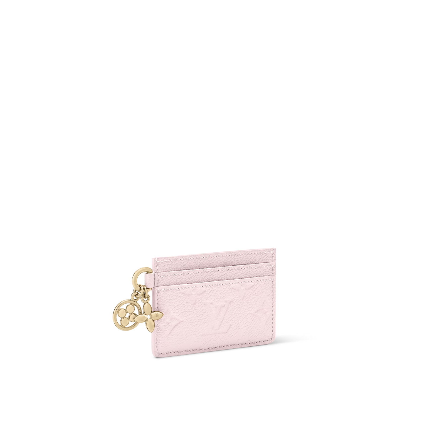 LOUIS VUITTON LV CHARMS CARD HOLDER SNOWY PEARL M26214