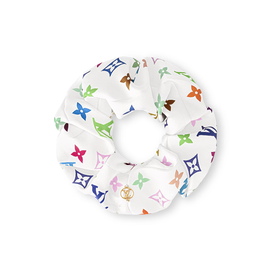 LOUIS VUITTON X TAKASHI MURAKAMI MONOGRAM MULTICOLOR CHOUCHOU (M96071)