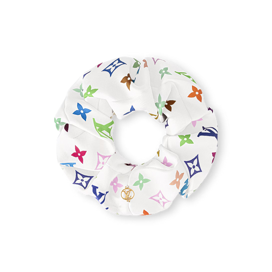 LOUIS VUITTON X TAKASHI MURAKAMI MONOGRAM MULTICOLOR CHOUCHOU (M96071)