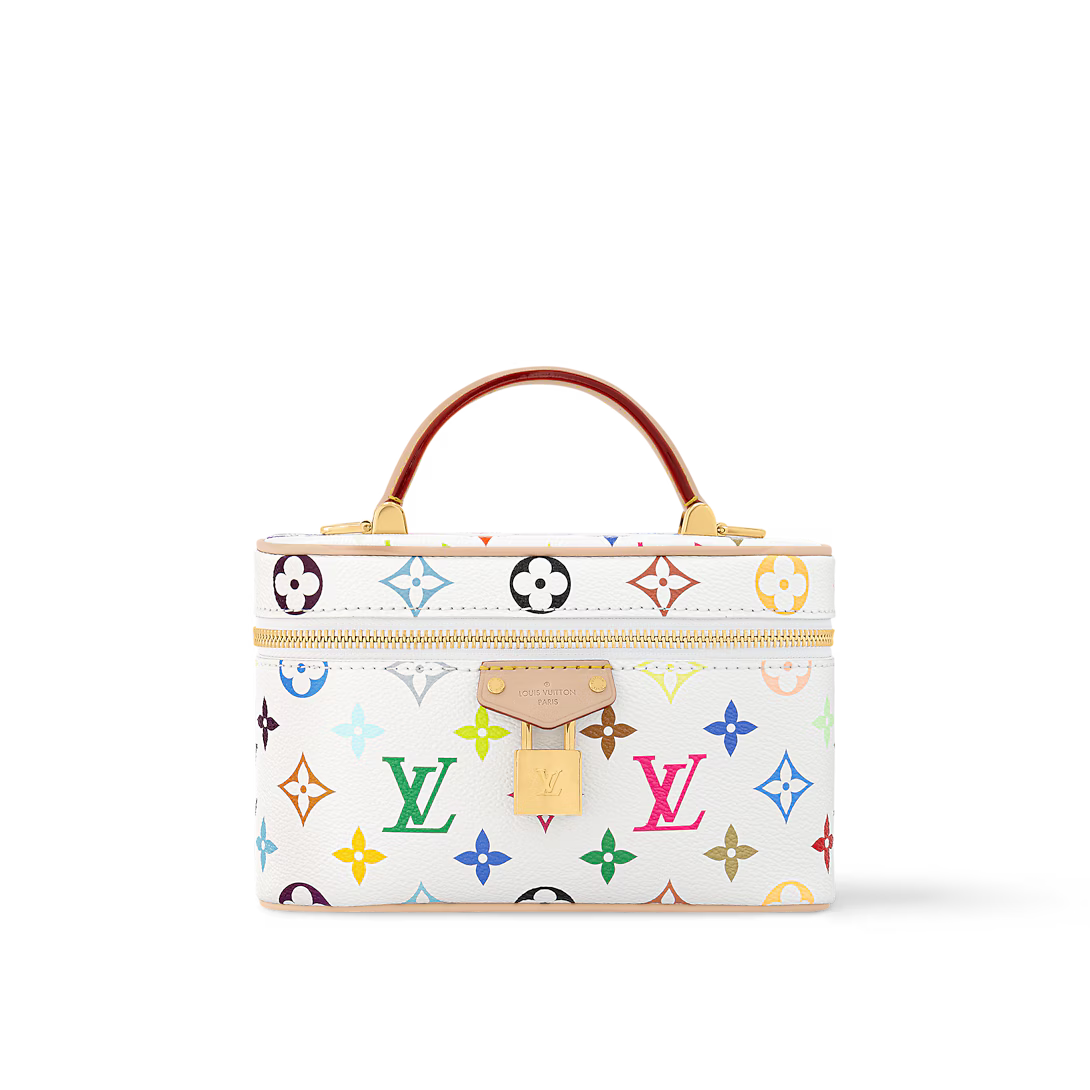 LOUIS VUITTON X TAKASHI MURAKAMI VANITY CHAIN POUCH (M13662)