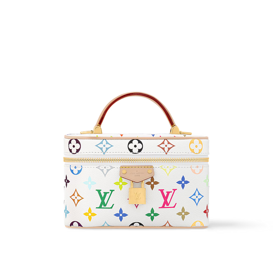 LOUIS VUITTON X TAKASHI MURAKAMI VANITY CHAIN POUCH (M13662)