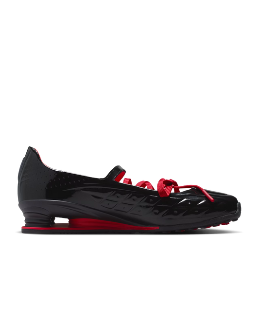 NIKE SHOX Z CALISTRA X LABELHOOD BLACK/RED WOMEN SIZE(IW7881-001)