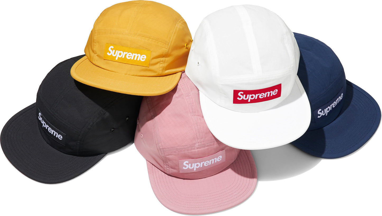 SUPREME 24FW WAXED RIPSTOP CAMP CAP