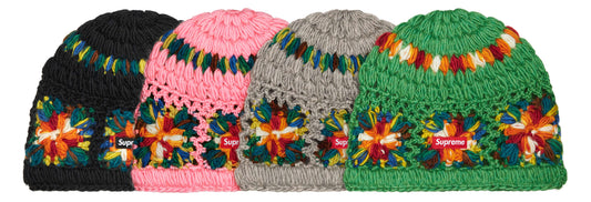 SUPREME 25SS CROCHET BEANIE