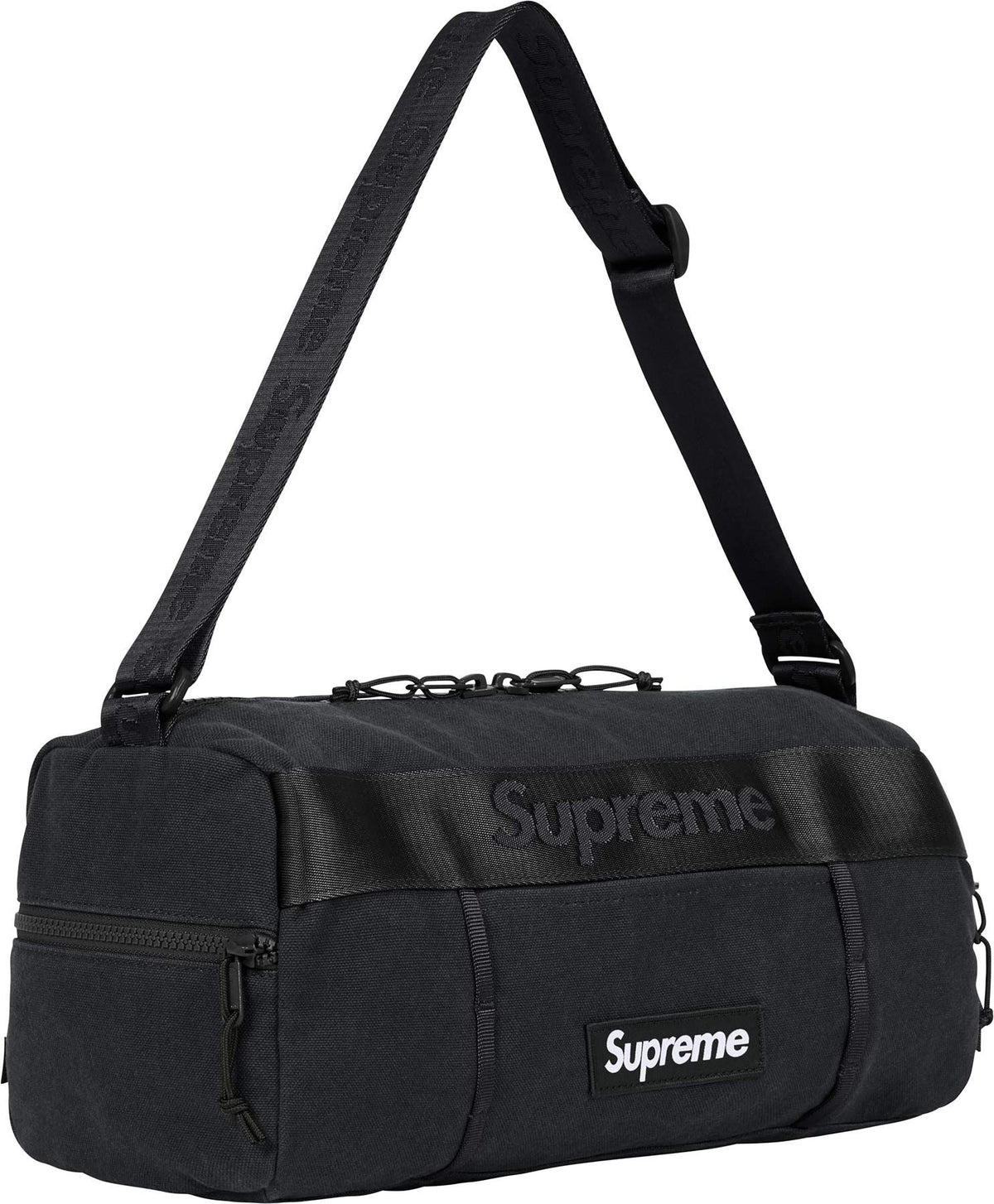 Supreme Mini Duffle Bag Black SUPREME 25SS MINI DUFFLE BAG 