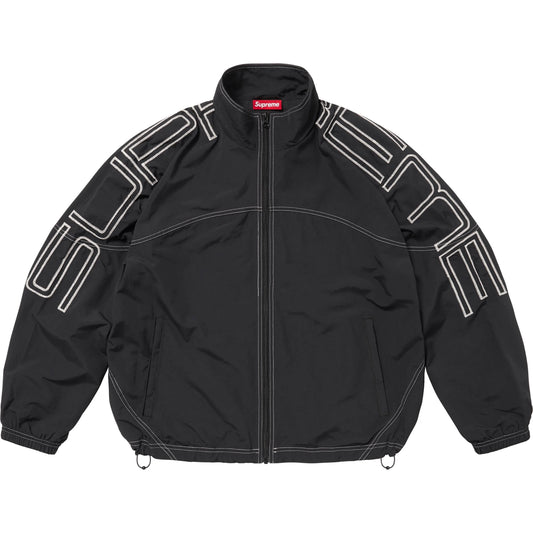 SUPREME 25SS SPELLOUT EMBROIDERED TRACK JACKET