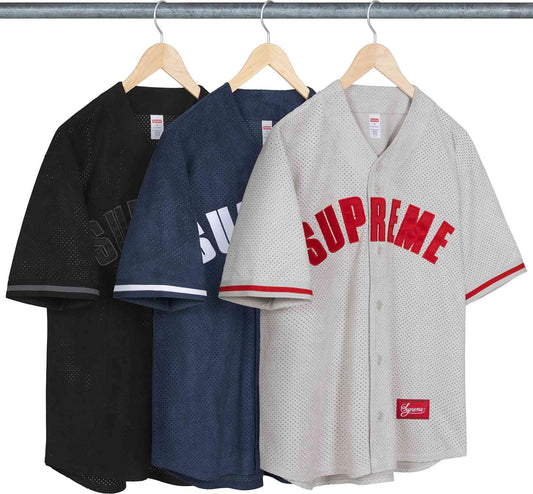 SUPREME 24SS MITCHELL & NESS WOOL BASEBALL JERSEY