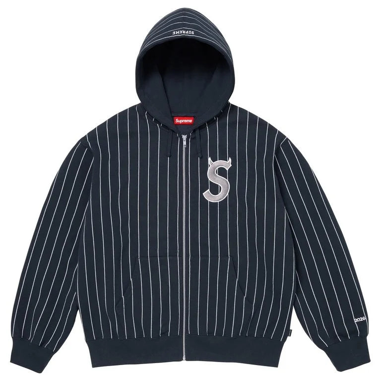 SUPREME 26SS WEEK6 DEVIL S LOGO ZIP UP HOODED SWEATSHIRT