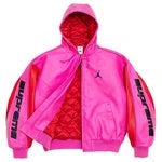 [PREORDER] SUPREME 26SS WEEK 15 SUPREME®/JORDAN® HOODED LEATHER JACKET
