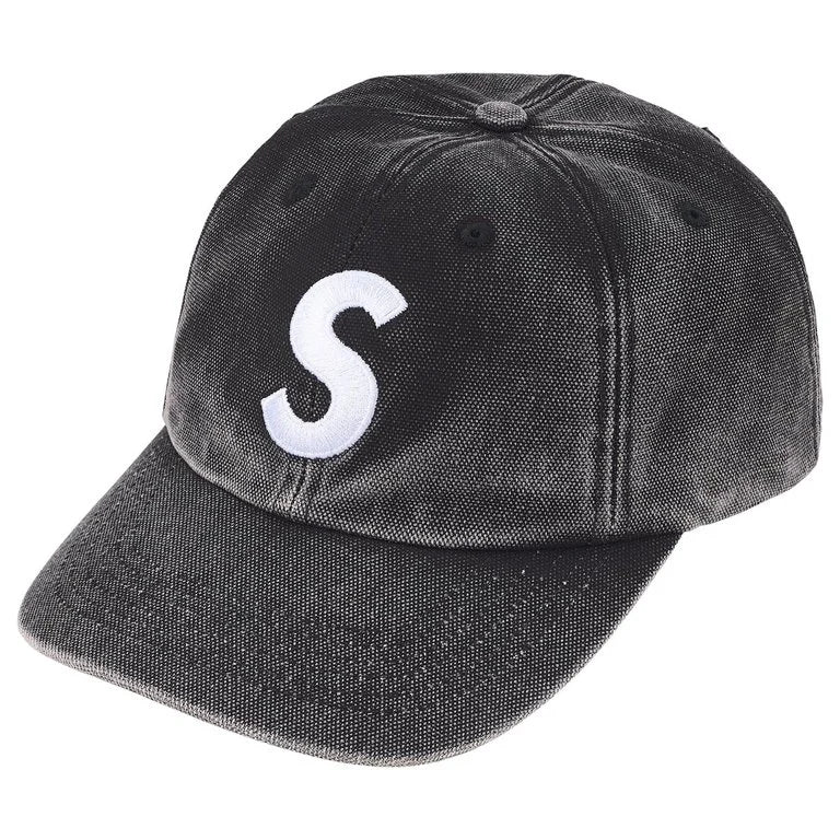 SUPREME 26SS WEEK5 PIGMENT COATED S LOGO 6-PANEL