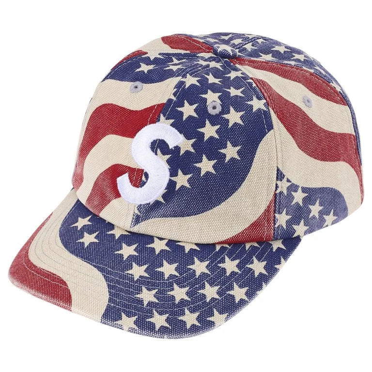 SUPREME 26SS WEEK5 PIGMENT COATED S LOGO 6-PANEL