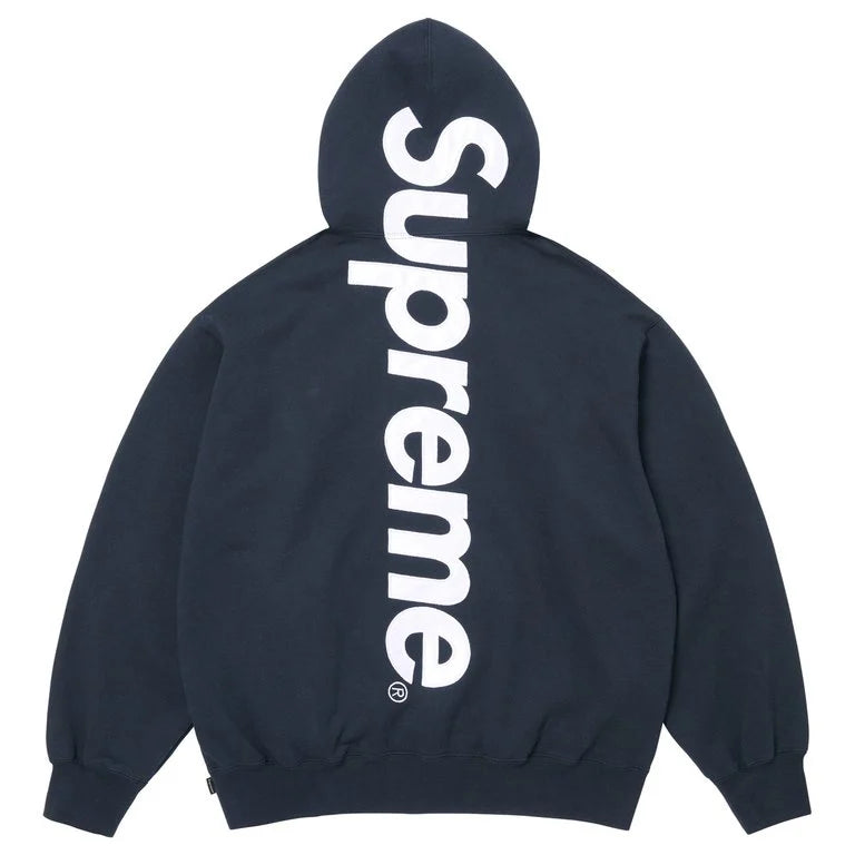 SUPREME 26SS WEEK9 SATIN APPLIQUÉ HOODED SWEATSHIRT