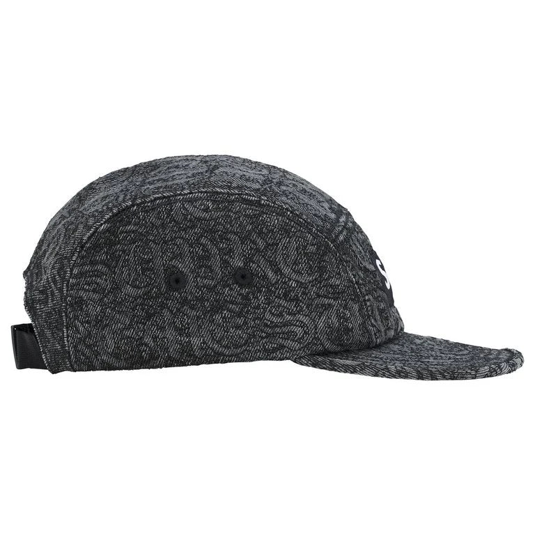 SUPREME 26SS WEEK10 STITCHED OLD ENGLISH DENIM CAMP CAP