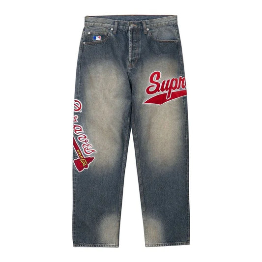 SUPREME 26SS WEEK13 MITCHELL & NESS® ATLANTA BRAVES™ LOOSE FIT JEAN