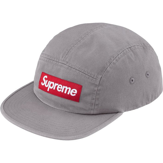 SUPREME 26SS WASHED CHINO TWILL CAMP CAP(WEEK 1)