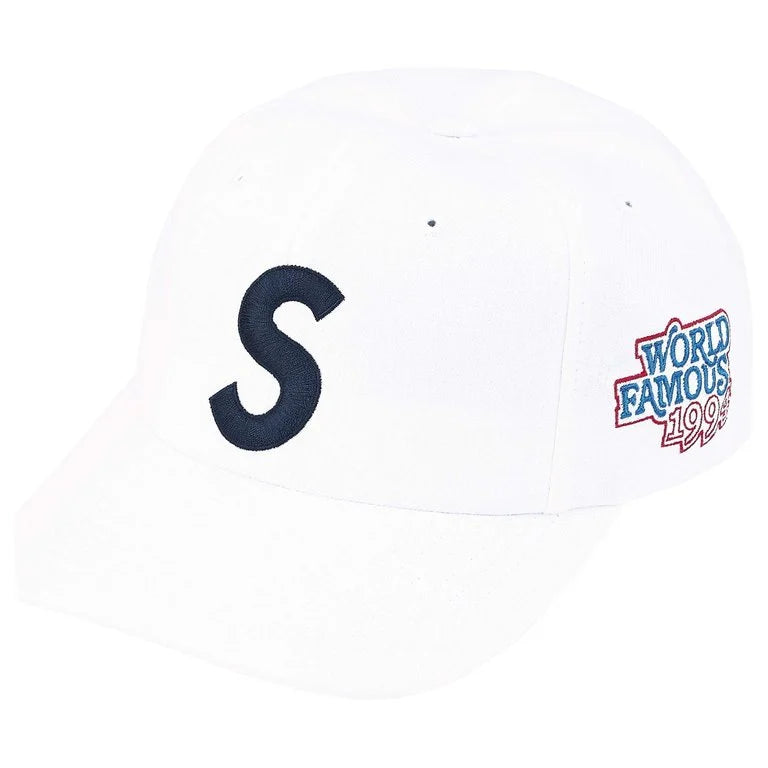SUPREME 26SS WEEK8 WORLD FAMOUS S LOGO 6-PANEL
