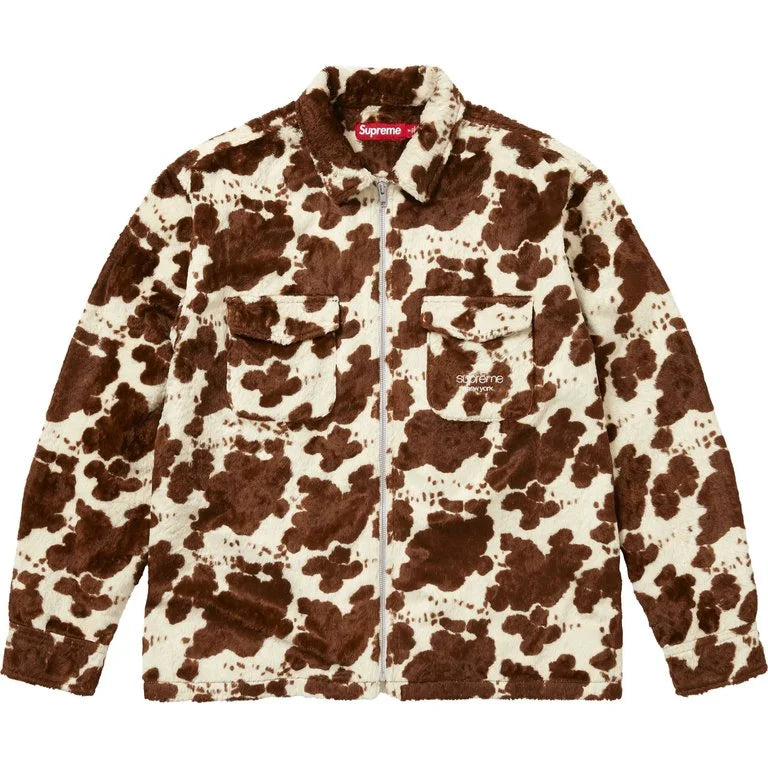 [PREORDER] SUPREME 26SS WEEK 18 FAUX FUR ZIP UP SHIRT