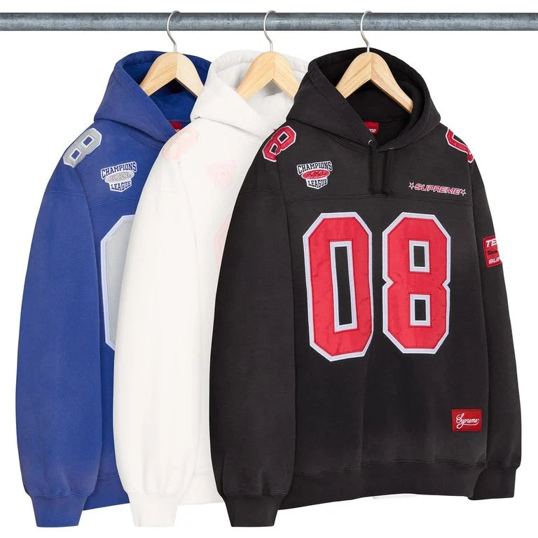 [PREORDER] SUPREME 26SS WEEK 18 FOOTBALL JERSEY HOODED SWEATSHIRT