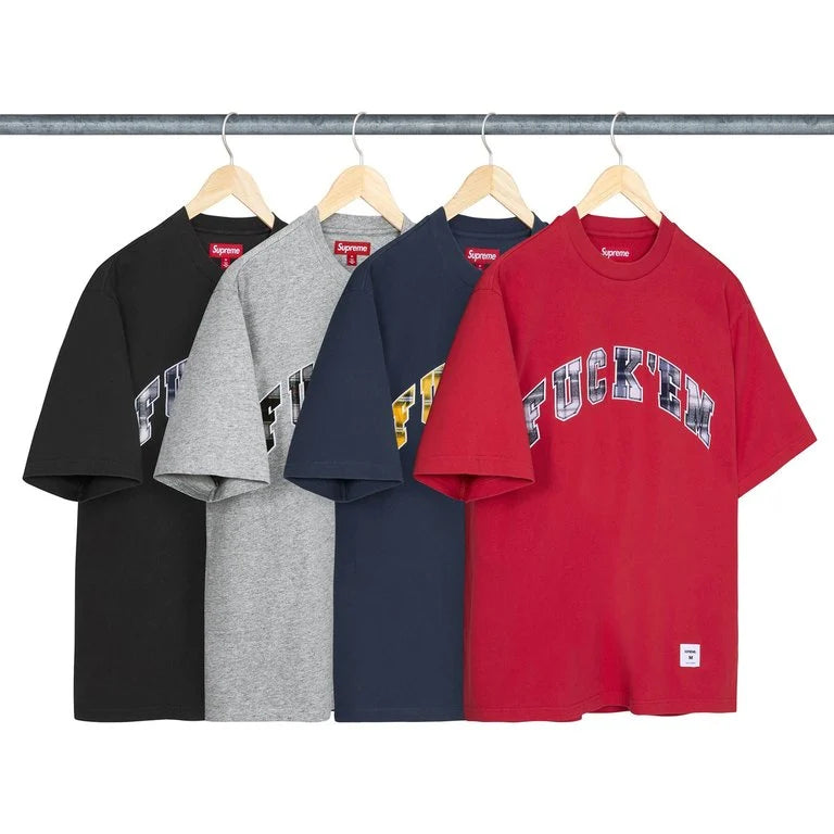 [PREORDER] SUPREME 26SS WEEK9 FUCK EM PLAID S/S TOP