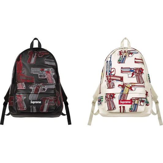 [PREORDER] SUPREME 26SS(WEEK19) GUNS EMBROIDERED LEATHER BACKPACK