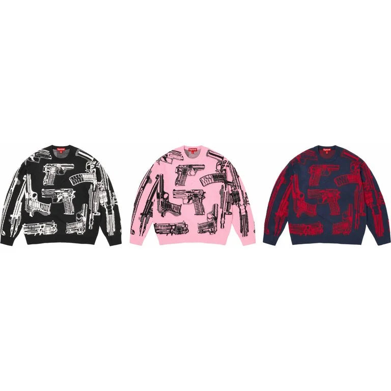 [PREORDER] SUPREME 26SS(WEEK19) GUNS SWEATER