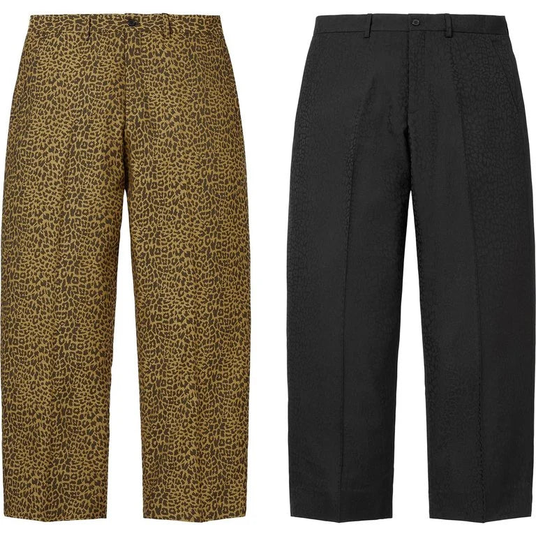 [PREORDER] SUPREME 26SS WEEK 18 LEOPARD WOOL TROUSER