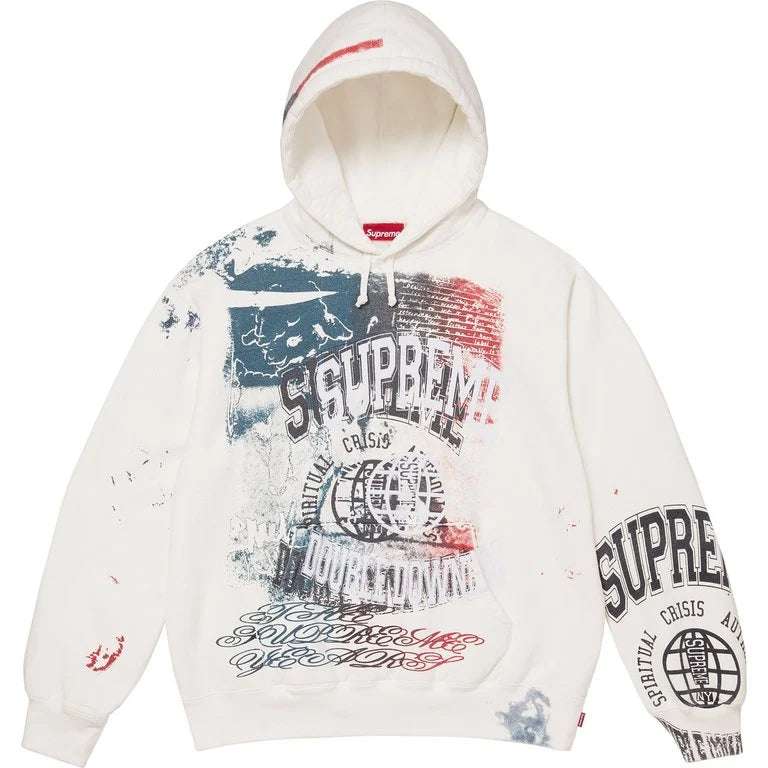[PREORDER] SUPREME 26SS(WEEK19) OVERPRINT HOODED SWEATSHIRT