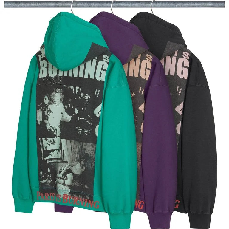 [PREORDER] SUPREME 26SS WEEK 18 PARIS IS BURNING ZIP UP HOODED SWEATSHIRT