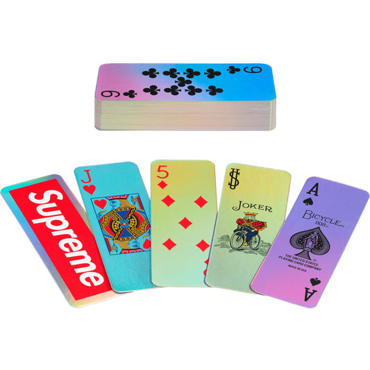 SUPREME 23FW BICYCLE® HOLOGRAPHIC SLICE CARDS