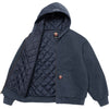 SUPREME 24FW X DICKIES QUILTED LINED ZIP UP HOODED SWEATSHIRT