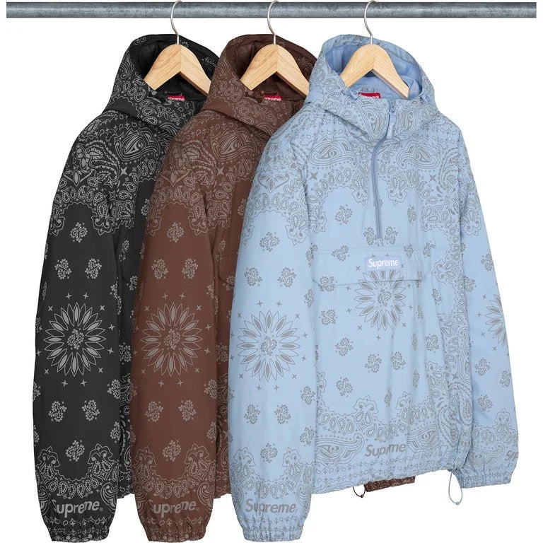 SUPREME 26SS WEEK 14 REFLECTIVE BANDANA ANORAK
