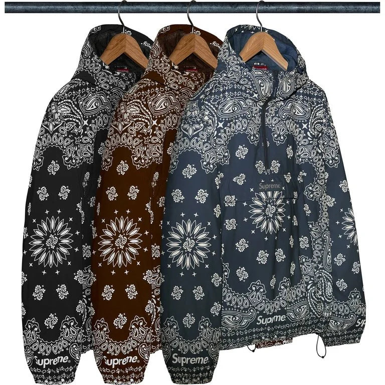 SUPREME 26SS WEEK 14 REFLECTIVE BANDANA ANORAK