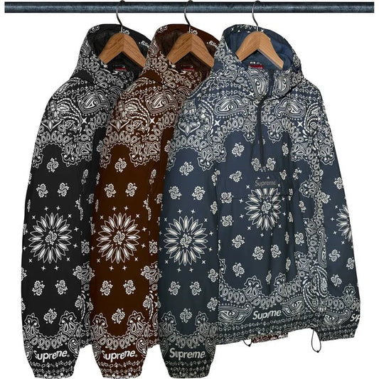 SUPREME 26SS WEEK 14 REFLECTIVE BANDANA ANORAK