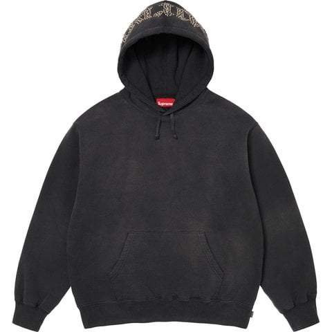[PREORDER] SUPREME 26SS WEEK8 OVERDYED STUDDED HOODED SWEATSHIRT